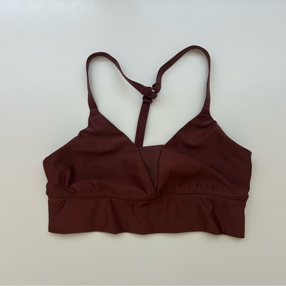 Women's Red/Brown Sports Bra